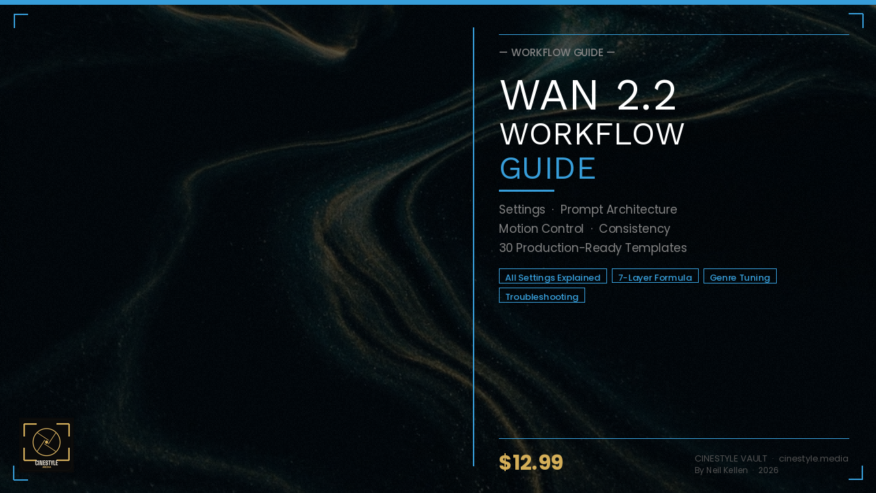 Wan 2.2 Workflow Guide
